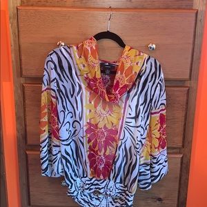 Alfani Floral blouse